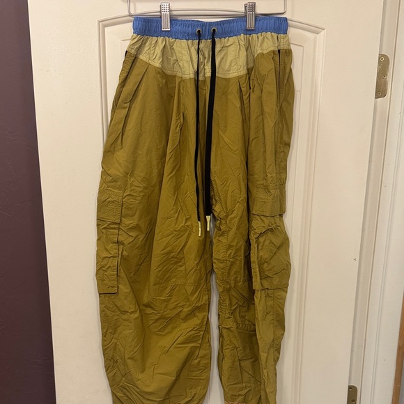 FP Movement by Free People Tan and Blue Hiking Pants - Picture 1 of 5